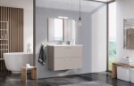 Koupelnová sestava s umyvadlem Ceramia Lea 81,4x55x41,7 cm kašmír LEASET80C LEASET80C