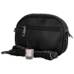 Malá trendy koženková crossbody kabelka Jennifer, černá