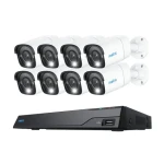 Reolink NVS16-12MB8 - RLK16-1200B8 / kamerový set / 8x Kamera / 4512 x 2512 / IP67 / HDMI VGA / PoE (6975253986743)
