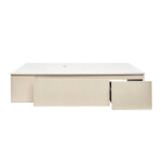 Koupelnová skříňka s umyvadlem Naturel Austen 165x35x52 cm beige mat Naturel Austen165BG AUSTEN165BG