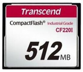 Transcend Compact Flash karta 512MB / pro průmyslové využití (TS512MCF220I)
