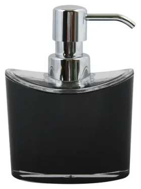 MSV MANIHI dávkovač mýdla černý / plast / 260 ml