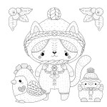 The Cutest of Cute Amigurumi Critters, antistresové omalovánky, Rika
