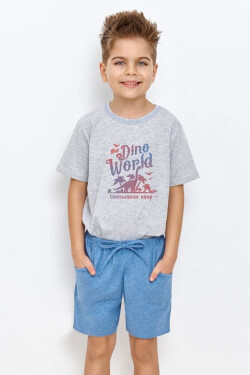 Chlapecké pyžamo Zane šedé s dinosaurem Barva: šedá, Velikost: 110