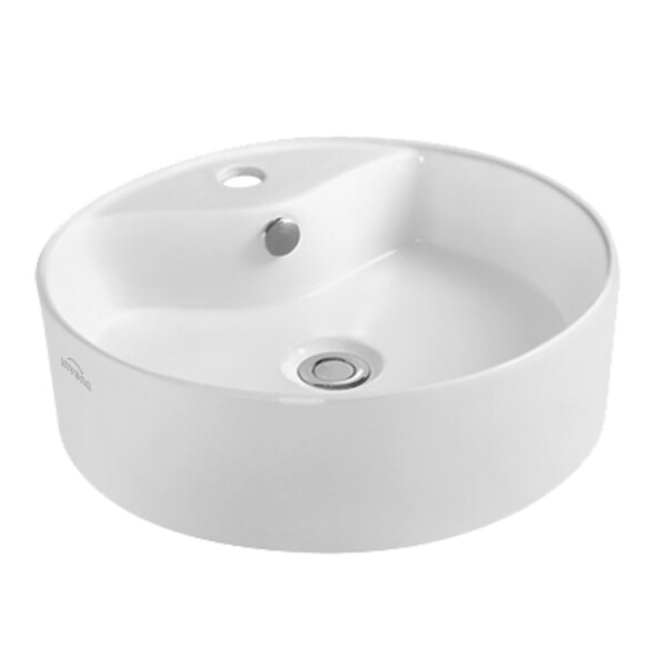 INVENA - Umyvadlo na desku 47 cm RONDI CE-21-001-W