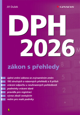 DPH 2026 - zákon s přehledy