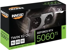 INNO3D GeForce RTX 5060 Ti Twin X2 OC 16GB / Grafická karta / 16GB GDDR7 (N506T2-16D7X-191073N)