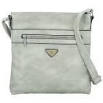 Trendy dámská koženková crossbody Laka, šedá