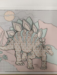 Jiri Models, 2648-6, kreslení vodou/vodní omalovánky XXL, Dinosauři