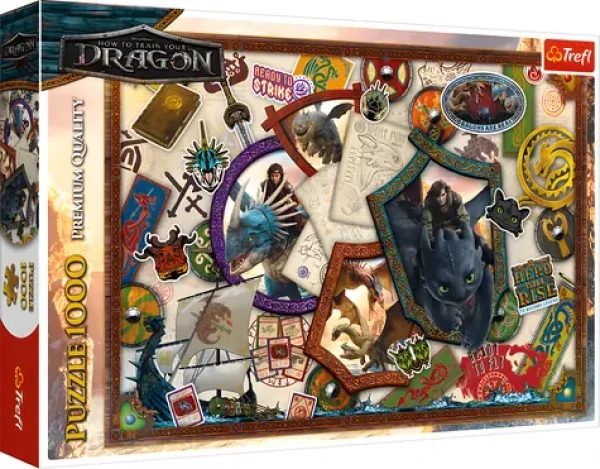 TREFL Puzzle Jak vycvičit draka
