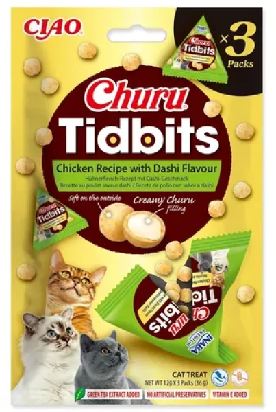 Churu Tidbits dashi / Pamlsek pro kočky / 3x12 g (683-731920)