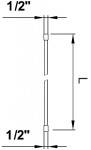 Laufen - Sprchové příslušenství Sprchová hadice SimiFlex, 180 cm, chrom WI504760000000