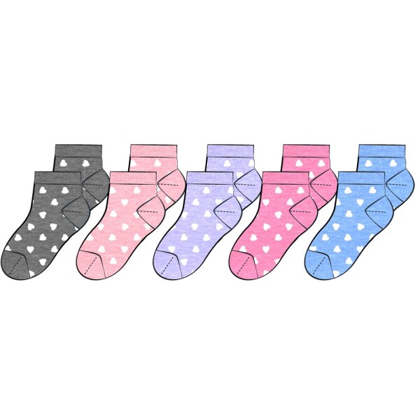 Ponožky dívčí 5pack, Minoti, 14sock 27, Holka - 12/14let