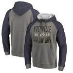 Fanatics Pánská mikina Nashville Predators NHL Timeless Collection Antique Stack Tri-Blend Raglan Velikost: S