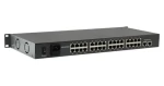 LevelOne PoE+ switch 32x FE 19" / Switch / 32x FE PoE+ / 2x GE / 380 W / Neřízený / kovové provedení (FGP-3400W380)