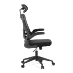Kancelářská židle, houpací mechanismus, černá, KA-K2021 BK