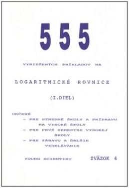 Logaritmické rovnice I.diel