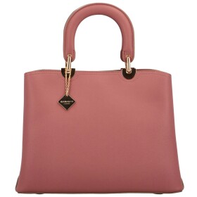 Luxusní dámská kabelka do ruky Rollins, růžová