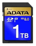ADATA 1 TB černá / Paměťová karta / SDXC / SD 8.0 Express / čtení: 1600 MB/s / zápis: 1200 MB/s (SD1TEX3L2-C)