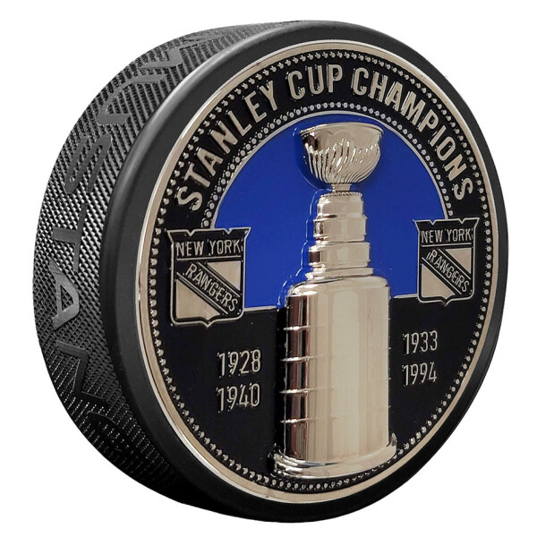 Mustang Puk New York Rangers NHL Ultra 3D Stanley Cup Medallion