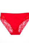 Dámské kalhotky BIKINI L-1571BI XXL černo-červená XXL