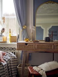 Bloomingville Skleněný svícen Dara Yellow, žlutá barva, sklo