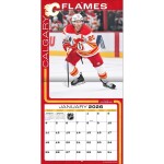 JF Turner Kalendář Calgary Flames NHL 2026 Wall Calendar