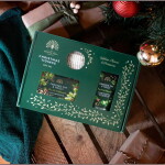The English Soap Company Dárková sada péče o ruce Frosted Fir and Holly – 3 ks, zelená barva