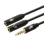 TB Touch Adaptér Jack 3,5mm M - 2x Jack 3,5mm F černá / Redukce / Audio (AKTBXAJ0P2J030B)