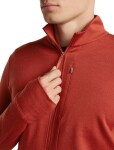 Pánská merino mikina ICEBREAKER Mens Merino 260 Quantum IV LS Zip, Agate velikost: XL