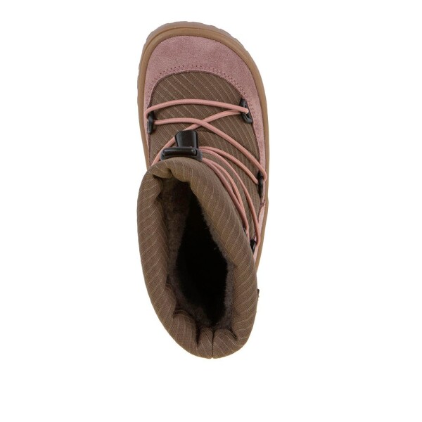 Dívčí zimní barefoot boty TEX TRACK WOOL Dark Pink Froddo G3160251-15 - 27