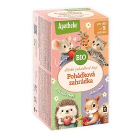 Apotheke POHÁDKOVÁ ZAHRÁDKA dětský ovocný čaj mix 20x2g se zvířátky