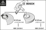 Ochranný kryt pro úhlové brusky Bosch GDE 125 EA-T 1600A003DJ