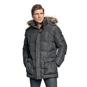 Bunda ANS LONG PARKA zimní, 100% polyester, AC zátěr, kapuca s kožíchem, DOPRODEJ!!! S černá