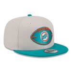 New Era Pánská kšiltovka Miami Dolphins NFL Historic 2024 Sideline 9FIFTY Snapback