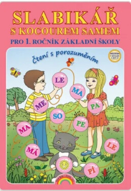 Slabikář s kocourem Samem pro 1. ročník ZŠ, Čtení s porozuměním (mechová vazba) - Lenka Andrýsková