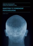Kapitoly forenzní psychologie Hedvika Boukalová,