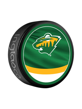 Inglasco / Sherwood Puk Minnesota Wild Reverse Retro Jersey 2022 Souvenir Collector Hockey Puck
