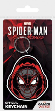 Klíčenka gumová Spider-Man - Miles Morales - Pyramid