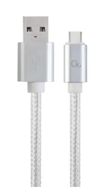 Gembird CCB-MUSB2B-AMCM-6-S USB-C kabel 1.8 m stříbrná / USB 2.0 A (M) - USB-C (M) (CCB-MUSB2B-AMCM-6-S)