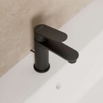 KLUDI - X1 Umyvadlová baterie s výpustí, matná černá 322763975