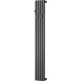 MEXEN - Flux otopný žebřík/radiátor dekorativní 1500 x 240 mm, 450 W, antracit W127-1500-240-00-66