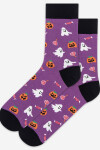 NEFORMÁLNÍ - VZOROVANÉ PONOŽKY, PÁNSKÉ fialová 42/44