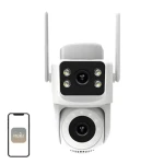 MOES WCM-Q29 / Venkovní IP kamera / duální objektiv 8 Mpx / PTZ / Wi-Fi 6 / IP65 (WCM-Q29-MS)