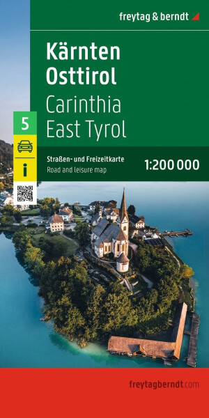 Korutany - Východní Tyrolsko 1:200 000 / automapa