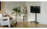 Manhattan Mobilní TV stojan na kolečkách 13-50" / VESA 75-200 mm / nosnost 20 kg / výškově nastavitelný, sklopný (462464)