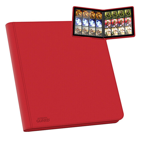 Album Ultimate Guard 12-Pocket QuadRow ZipFolio XenoSkin Red