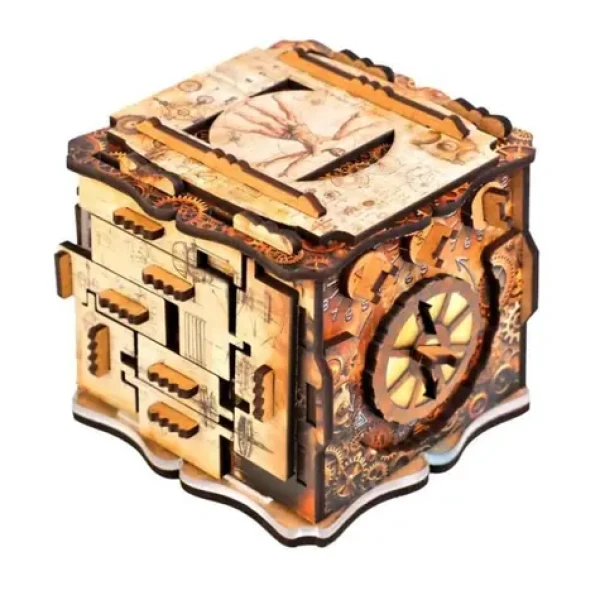 EscapeWelt Dřevěný hlavolam iQube Light