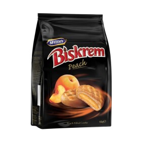 Biskrem Broskev plněné sušenky 160g AKCE