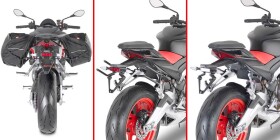 Tr2148 trubkový rychlosundávací držák brašen pro Yamaha Tracer 7 (20-24), systém Remove-X